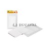 Bandeja rectangular + blonda 4ud